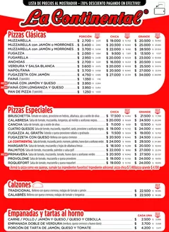 Catálogo La Continental en Castelar | Menu Mostrador | 2026-02-06T00:00:00.000Z - 2026-12-31T00:00:00.000Z