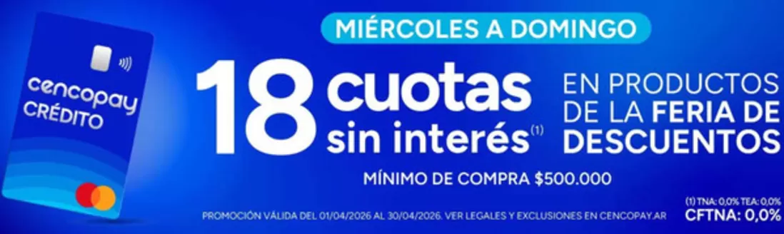 Catálogo Easy | Promocion! 18 cuotas sin interes | 2026-04-03T00:00:00.000Z - 2026-04-30T00:00:00.000Z