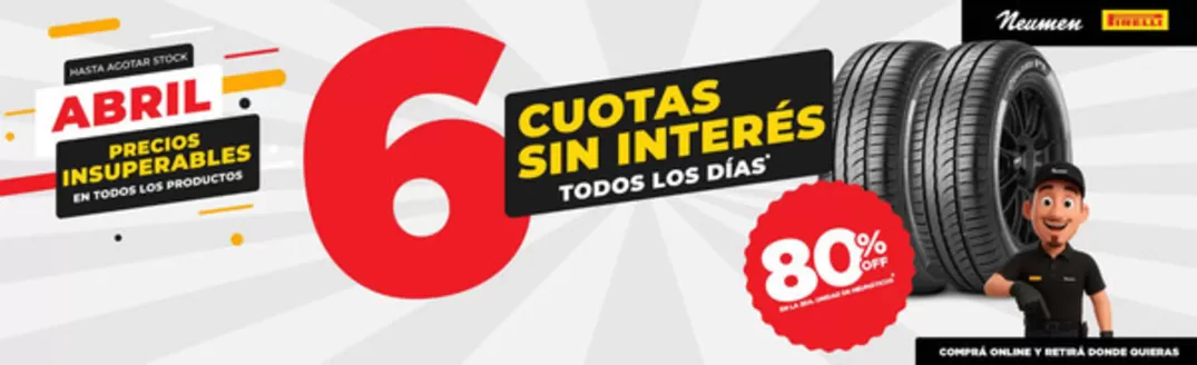 Catálogo Neumen | 6 cuotas sin interes | 2026-04-07T00:00:00.000Z - 2026-04-27T00:00:00.000Z