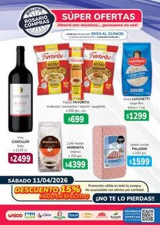 Catálogo Unico Supermercados en Fray Luis A. Beltrán (Santa Fe) | Ofertasunicolavalle | 2026-04-09T00:00:00.000Z - 2026-04-21T00:00:00.000Z