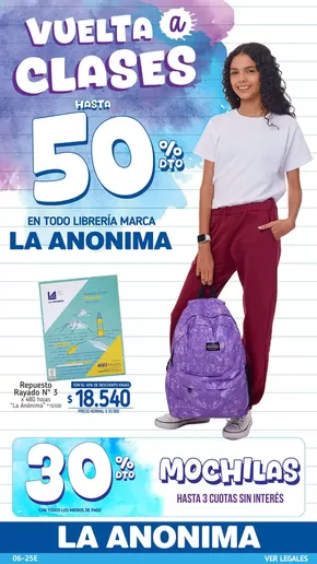 Catálogo La Anonima en Comodoro Rivadavia | Vuelta a Clases | 2025-06-06T00:00:00.000Z - 2025-06-25T00:00:00.000Z