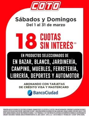 Catálogo Coto en Martínez | Coto Afiche Promo Ciudad | 2025-03-01T00:00:00.000Z - 2025-03-31T00:00:00.000Z