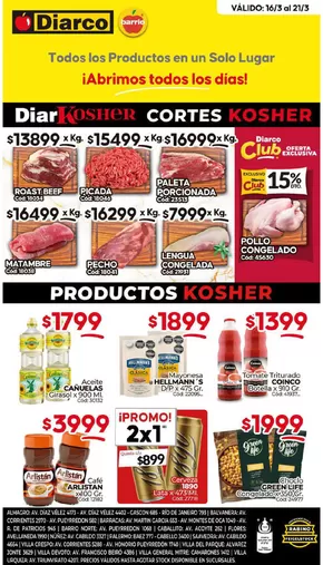 Catálogo Diarco | Diarco Ofertas Kosher | 2025-03-16T00:00:00.000Z - 2025-03-21T00:00:00.000Z