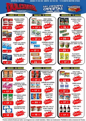 Catálogo Dulcenter | Las mejores ofertas para vos | 2025-03-17T00:00:00.000Z - 2025-03-22T00:00:00.000Z