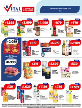 Catálogo Supermayorista Vital en Salta | Ofertas y promociones actuales | 2025-03-17T00:00:00.000Z - 2025-03-23T00:00:00.000Z