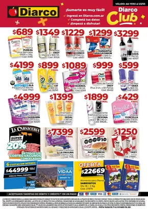 Catálogo Diarco en Neuquén | Diarco Ofertas Interior | 2025-03-17T00:00:00.000Z - 2025-03-23T00:00:00.000Z