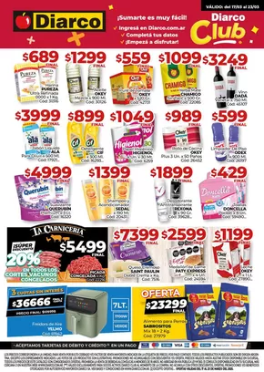 Catálogo Diarco | Diarco Ofertas Gba | 2025-03-17T00:00:00.000Z - 2025-03-23T00:00:00.000Z