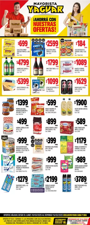 Catálogo Supermercados Yaguar | Ofertas Supermercados Yaguar | 2025-03-17T00:00:00.000Z - 2025-03-22T00:00:00.000Z