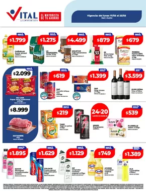 Catálogo Supermayorista Vital | Grandes descuentos en productos seleccionados | 2025-03-17T00:00:00.000Z - 2025-03-23T00:00:00.000Z