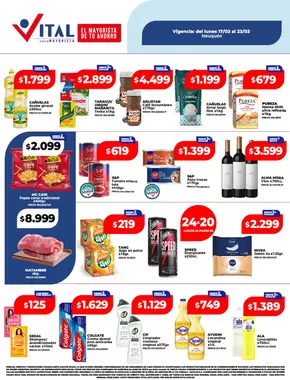 Catálogo Supermayorista Vital en Neuquén | Excelente oferta para cazadores de gangas | 2025-03-17T00:00:00.000Z - 2025-03-23T00:00:00.000Z