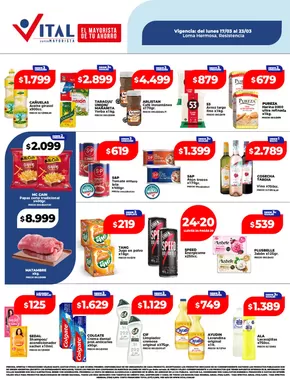 Catálogo Supermayorista Vital | Ofertas principales para todos los cazadores de gangas | 2025-03-17T00:00:00.000Z - 2025-03-23T00:00:00.000Z