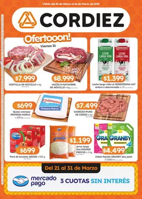 Catálogo Cordiez en Córdoba | Ofertas Cordiez | 2025-03-20T00:00:00.000Z - 2025-03-26T00:00:00.000Z