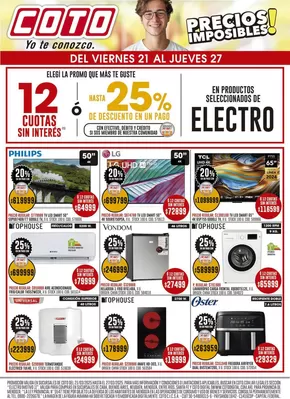 Catálogo Coto en Olivos | Coto Afiche Electro Motivo | 2025-03-21T00:00:00.000Z - 2025-03-27T00:00:00.000Z