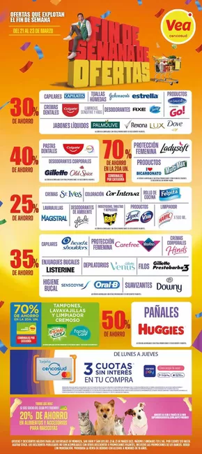Catálogo Supermercados Vea en Godoy Cruz | Ofertas principales para ahorradores | 2025-03-21T00:00:00.000Z - 2025-03-23T00:00:00.000Z