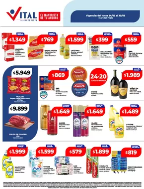 Catálogo Supermayorista Vital en Mar del Plata | Ofertas para cazadores de gangas | 2025-03-24T00:00:00.000Z - 2025-03-30T00:00:00.000Z