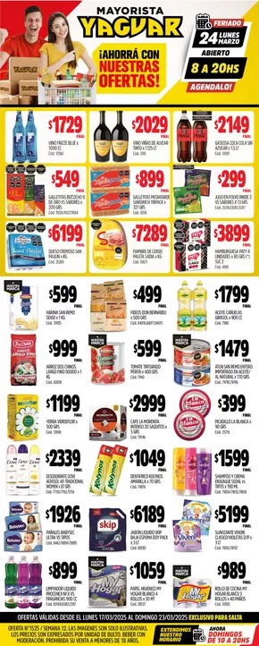 Catálogo Supermercados Yaguar | Ofertas principales para todos los cazadores de gangas | 2025-03-24T00:00:00.000Z - 2025-03-29T00:00:00.000Z