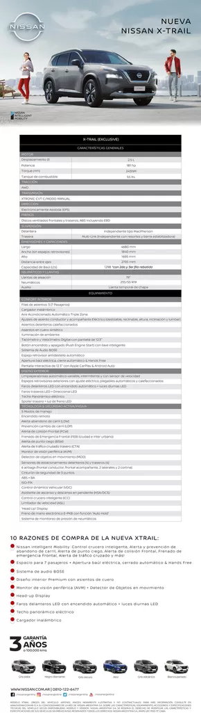 Catálogo Nissan | X-Trail MY23 | 2025-03-25T00:00:00.000Z - 2026-03-25T00:00:00.000Z