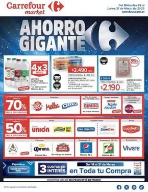 Catálogo Carrefour Market | Gran variedad de ofertas | 2025-03-26T00:00:00.000Z - 2025-03-31T00:00:00.000Z
