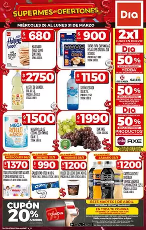 Catálogo Supermercados DIA en La Plata | Catálogo Supermercados DIA | 2025-03-26T00:00:00.000Z - 2025-03-31T00:00:00.000Z