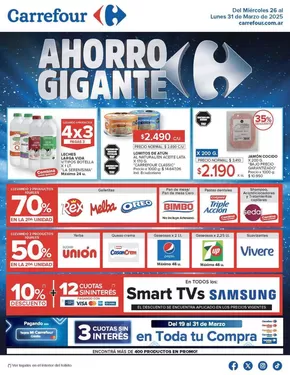 Catálogo Carrefour en Santa Rosa (La Pampa) | Carrefour Hiper 26 de Marzo | 2025-03-26T00:00:00.000Z - 2025-03-31T00:00:00.000Z