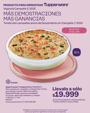 Catálogo Tupperware | Ahorra ahora con nuestras ofertas | 2025-05-01T00:00:00.000Z - 2025-05-31T00:00:00.000Z