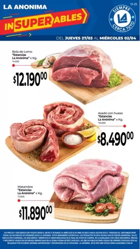 Catálogo La Anonima | Excelente oferta para cazadores de gangas | 2025-03-27T00:00:00.000Z - 2025-04-02T00:00:00.000Z