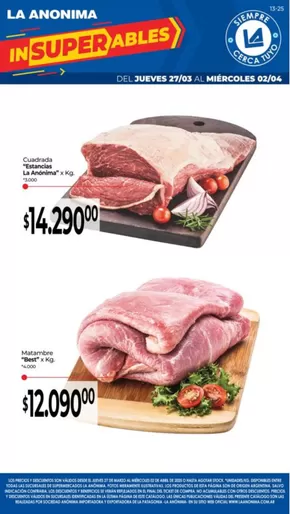 Catálogo La Anonima | Ofertas para cazadores de gangas | 2025-03-27T00:00:00.000Z - 2025-04-02T00:00:00.000Z