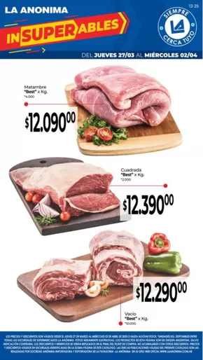 Catálogo La Anonima | Ofertas principales para todos los clientes | 2025-03-27T00:00:00.000Z - 2025-04-02T00:00:00.000Z