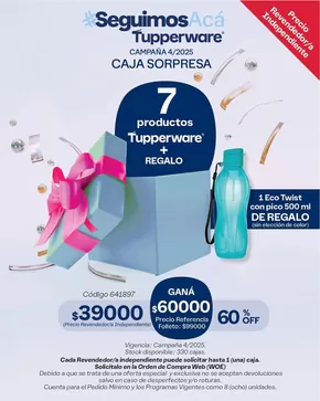 Catálogo Tupperware en Martínez | Ofertas principales para todos los clientes | 2025-03-27T00:00:00.000Z - 2025-04-10T00:00:00.000Z
