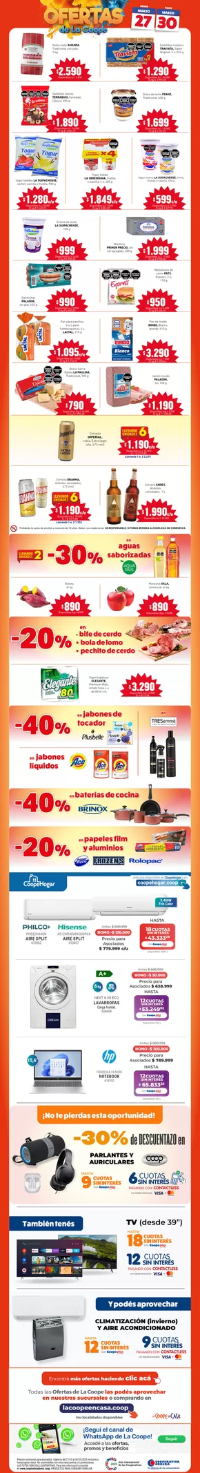 Catálogo Cooperativa Obrera en Santa Rosa (La Pampa) | Ofertas LaCoope | 2025-03-27T00:00:00.000Z - 2025-03-30T00:00:00.000Z