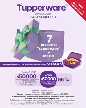 Catálogo Tupperware | Descuentos y promociones | 2025-06-01T00:00:00.000Z - 2025-08-31T00:00:00.000Z