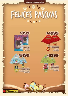 Catálogo Diarco | Diarco Especial Pascuas Tdf | 2025-04-08T00:00:00.000Z - 2025-04-30T00:00:00.000Z