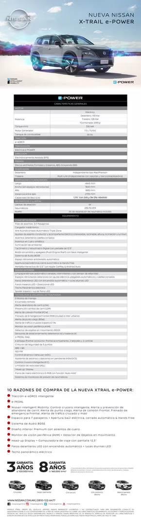 Catálogo Nissan | X-Trail e-POWER | 2025-04-09T00:00:00.000Z - 2026-04-09T00:00:00.000Z