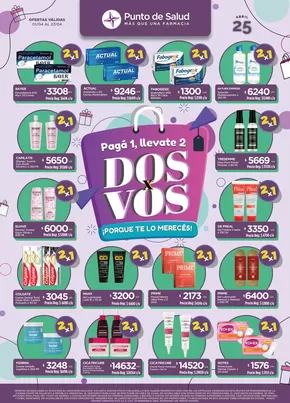 Catálogo Punto de Salud en Merlo (Buenos Aires) | Pagá 1, llevate 2 | 2025-04-09T00:00:00.000Z - 2025-04-27T00:00:00.000Z
