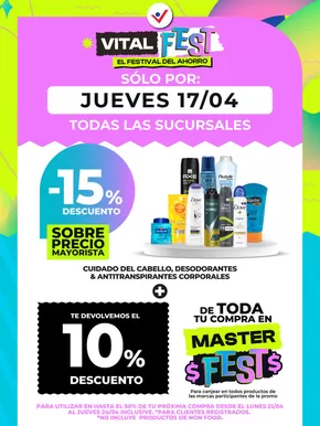 Catálogo Supermayorista Vital en La Plata | SOLO POR | 2025-04-17T00:00:00.000Z - 2025-04-24T00:00:00.000Z