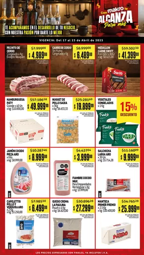 Catálogo Makro | Ofertas Gastronómicas | 2025-04-17T00:00:00.000Z - 2025-04-23T00:00:00.000Z