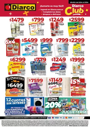 Catálogo Diarco | Diarco Ofertas Interior | 2025-04-21T00:00:00.000Z - 2025-04-27T00:00:00.000Z