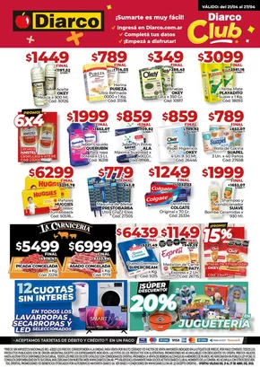 Catálogo Diarco en Lomas de Zamora | Diarco Ofertas Gba | 2025-04-21T00:00:00.000Z - 2025-04-27T00:00:00.000Z