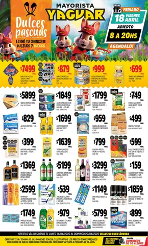 Catálogo Supermercados Yaguar | Promociones actuales | 2025-04-21T00:00:00.000Z - 2025-04-26T00:00:00.000Z