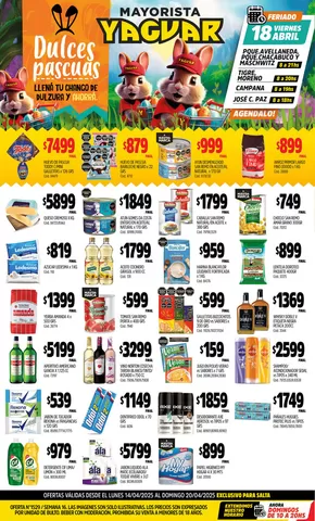 Catálogo Supermercados Yaguar | Nuevas ofertas para descubrir | 2025-04-21T00:00:00.000Z - 2025-04-26T00:00:00.000Z