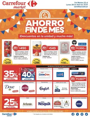 Catálogo Carrefour Market en Lomas de Zamora | Carrefour Market 22 de Abril | 2025-04-22T00:00:00.000Z - 2025-04-29T00:00:00.000Z