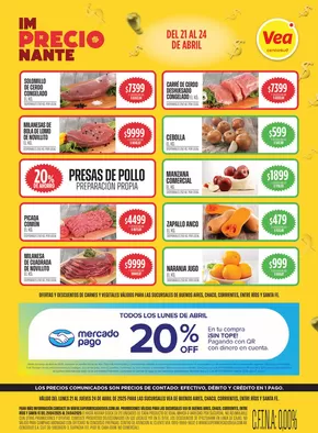 Catálogo Supermercados Vea en Lomas de Zamora | Oferta semanal  | 2025-04-22T00:00:00.000Z - 2025-04-25T00:00:00.000Z