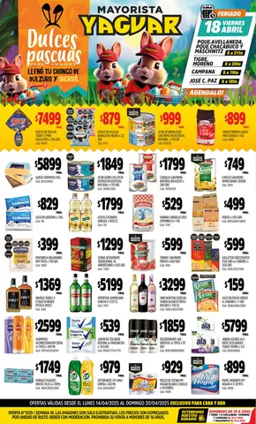 Catálogo Supermercados Yaguar en Lomas de Zamora | Ofertas especiales atractivas para todos | 2025-04-21T00:00:00.000Z - 2025-04-26T00:00:00.000Z