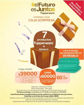 Catálogo Tupperware en Buenos Aires | Ofertas especiales atractivas para todos | 2025-04-24T00:00:00.000Z - 2025-05-08T00:00:00.000Z