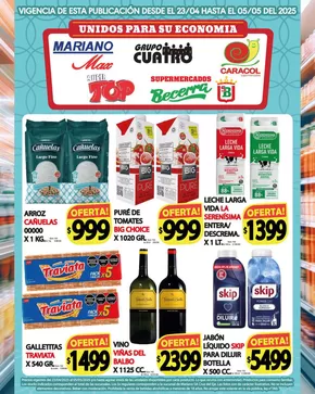 Catálogo Supermercados Caracol en Río Tercero | Catálogo de ofertas | 2025-04-25T00:00:00.000Z - 2025-05-05T00:00:00.000Z