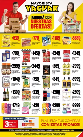 Catálogo Supermercados Yaguar | Gangas exclusivas | 2025-04-28T00:00:00.000Z - 2025-05-03T00:00:00.000Z