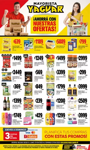 Catálogo Supermercados Yaguar | Grandes descuentos en productos seleccionados | 2025-04-28T00:00:00.000Z - 2025-05-03T00:00:00.000Z