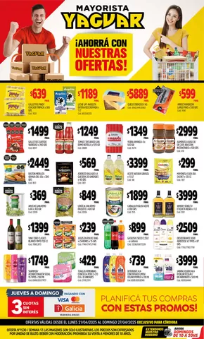 Catálogo Supermercados Yaguar | Ofertas principales para todos los clientes | 2025-04-28T00:00:00.000Z - 2025-05-03T00:00:00.000Z