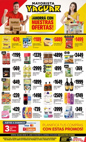 Catálogo Supermercados Yaguar | Excelente oferta para cazadores de gangas | 2025-04-28T00:00:00.000Z - 2025-05-03T00:00:00.000Z