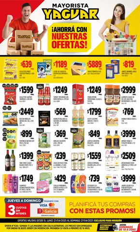 Catálogo Supermercados Yaguar | Descubre ofertas atractivas | 2025-04-28T00:00:00.000Z - 2025-05-03T00:00:00.000Z